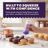 image:imageWilton Candy Melts MeltNDecorate Bottle  Microwaveable Silicone Bottle for Candy Melts Decorating Drizzling amp Detailing Desserts  Includes Detailing Tip  1 Count
