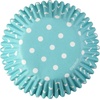 image:imageWilton Jumbo White Baking Cups 75Teal With White Dots