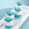 image:imageWilton Jumbo White Baking Cups 75Teal With White Dots