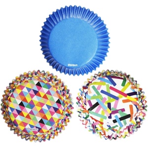 image:imageWilton Jumbo White Baking Cups 75ConfettiBluePrism