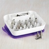 image:imageWilton Cake Decorating Piping Tips Organizer with Storage CaseTip Organizer