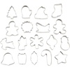 image:imageWilton Christmas Cookie Cutter Set Holiday Baking amp Decorating for Gingerbread amp Sugar Cookies 18 Piece Metal