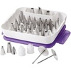 image:imageWilton Master Cake Decorating Piping Tips Set 55Piece with Case55piece
