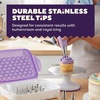 image:imageWilton Master Cake Decorating Piping Tips Set 55Piece with Case55piece