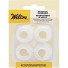 image:imageWilton Decorating Coupler Set Easily Switch Piping Tips Without Changing Bags Reusable Plastic Couplers for Cake and Cookie Decorating Set of 4
