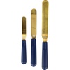 image:imageWilton Navy Blue and Gold Icing Spatula Set  Spatula Set for Cake Decorating Frosting and Icing  3Piece Angled Spatula of 9 11 13InchesAssorted
