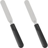 image:imageWilton Straight Frosting Spatula Ergonomic Handle 11 Inch Black11 inch  Straight Spatula Pack of 2