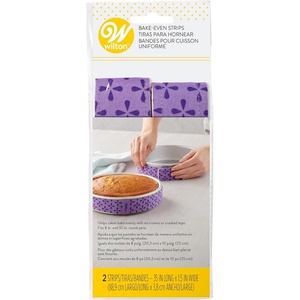 image:imageWilton BakeEven Cake Pan Strips Evenly Baked 6Piece Set2Pc