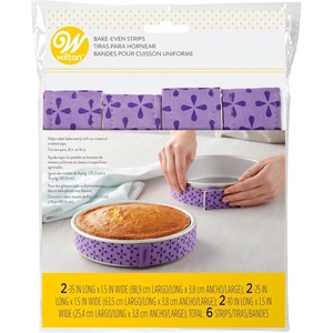 image:imageWilton BakeEven Cake Pan Strips Evenly Baked 6Piece Set6Pc