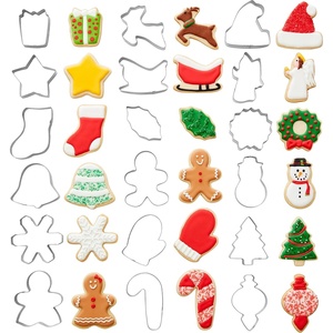 image:imageWilton Christmas Cookie Cutter Set Holiday Baking amp Decorating for Gingerbread amp Sugar Cookies 18 Piece Metal