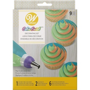 image:imageWilton Color Swirl Icing Kit Plastic Coupler 9Piece1 Count Pack of 1