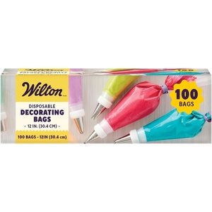 image:imageWilton Disposable Decorating Bags Piping Icing 100Count12 inch 100 PC