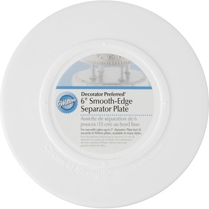 image:imageWilton Smooth Edge Separator Plate for Cakes 8Inch  White6in