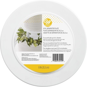 image:imageWilton Smooth Edge Separator Plate for Cakes 8Inch  White8in