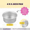 image:imageWilton Aluminum Round Cake Pan Made Without PFAS 4 x 2 in4 x 2 IN Pack of 4