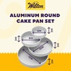 image:imageWilton Aluminum Round Cake Pan Set Made Without PFAS 9 x 2 in4Piece Set Small and Medium