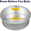 image:imageWilton Aluminum Round Cake Pan Set Made Without PFAS 9 x 2 in6 in Pack of 1