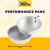 image:imageWilton Aluminum Round Cake Pan Set Made Without PFAS 9 x 2 in8 x 2 in Pack of 2