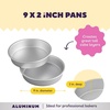 image:imageWilton Aluminum Round Cake Pan Set Made Without PFAS 9 x 2 in9 x 2 in Pack of 2