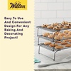 image:imageWilton Excelle Elite 3Tier Cooling Rack for Cookies Cake and More  Cool Batches of Cookies Cake Layers or Finger Foods BlackCakes and More