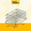 image:imageWilton Excelle Elite 3Tier Cooling Rack for Cookies Cake and More  Cool Batches of Cookies Cake Layers or Finger Foods BlackCakes and More