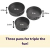 image:imageWilton Gold NonStick Springform Pan Set Made Without PFAS 8 9 10 in