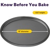 image:imageWilton Silver NonStick Pizza Pan Made Without PFAS 12 in12 IN Pack of 6