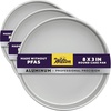 image:imageWilton Aluminum Round Cake Pan Made Without PFAS 8 x 3 in1 Count Pack of 3