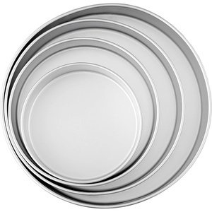 image:imageWilton Aluminum Round Cake Pan Set Made Without PFAS 9 x 2 in4Piece Set Medium and Large