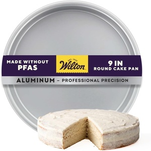 image:imageWilton Aluminum Round Cake Pan Set Made Without PFAS 9 x 2 in9 x 2 in Pack of 2