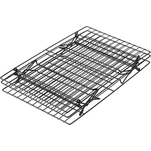 image:imageWilton Excelle Elite 3Tier Cooling Rack for Cookies Cake and More  Cool Batches of Cookies Cake Layers or Finger Foods BlackCakes and More