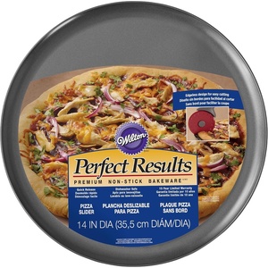 image:imageWilton Gold NonStick 14 in Pizza Crisper WarpResistant Bakeware Made without PFAS Packaging May Vary14 in Pizza Pan