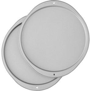image:imageWilton Recipe Right 12Inch Pizza Pans 2Piece Set Steel12 Inch  12 Pack