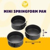 image:imageWilton 4Inch Mini Springform Pans for Mini Cheesecakes Pizzas and Quiches 3Piece Set SteelPans