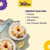 image:imageWilton Gold NonStick Mini Fluted Tube Pan Made Without PFAS 12Cavity12 Cavity 165 x 112 x 13 in 3Pack