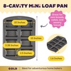 image:imageWilton Gold NonStick Mini Loaf Pan Made Without PFAS 8CavityMini Loaf