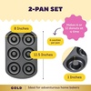 image:imageWilton Gold NonStick Donut Pan Set Made Without PFAS 2Piece2 Pack