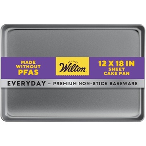 image:imageWilton Everyday Rectangular Sheet Cake Pan Made Without PFAS 12 x 18 in