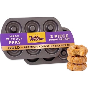image:imageWilton Gold NonStick Donut Pan Set Made Without PFAS 2Piece2 Pack