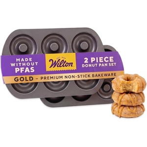 image:imageWilton Gold NonStick Donut Pan Set Made Without PFAS 2Piece24 Pack
