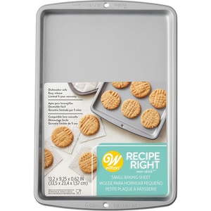 image:imageWilton Recipe Right Small NonStick Baking Sheet Cookie Sheet 132 x 925Inch SteelSmall
