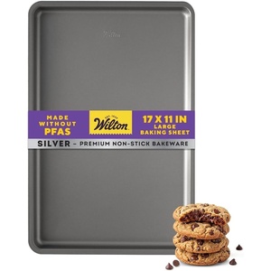 image:imageWilton Silver NonStick Large Baking Sheet Made Without PFAS 17x115 in17 x 11 IN