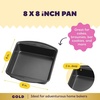 image:imageWilton Gold NonStick Square Brownie Cake Pan Made Without PFAS 8 x 8 inOne Size