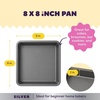 image:imageWilton Silver NonStick Square Pan Made Without PFAS 8 x 8 in8 x 8 IN