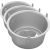 image:imageWilton Angel Food Cake Pan 7 x 45  One Pack Silver Pack of 37 Pack of 3