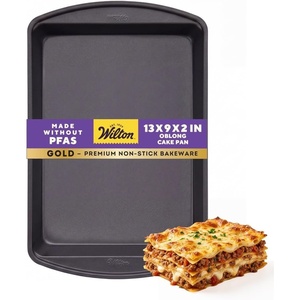 image:imageWilton Gold NonStick Oblong Baking Pan Made Without PFAS 13 x 9 in13 x 9 x 2 in