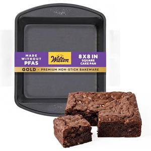 image:imageWilton Gold NonStick Square Brownie Cake Pan Made Without PFAS 8 x 8 inOne Size