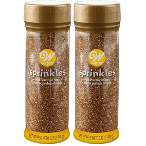 image:imageWilton Pearlized Sugar Sprinkles for Cookie amp Cake Decorating 522 oz GoldDorado