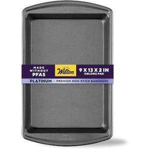 image:imageWilton Platinum NonStick Oblong Baking Pan Made Without PFAS 13 x 9 inStandard