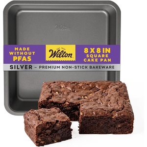 image:imageWilton Silver NonStick Square Pan Made Without PFAS 8 x 8 in8 x 8 IN